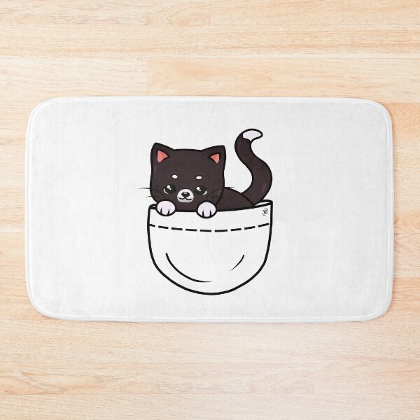 Item preview, Pocket Kitten (black tuxedo) designed and sold by heysoleilart.
