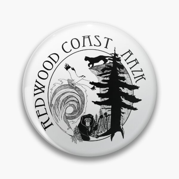 Item preview, Redwood Coast AAZK round logo designed and sold by RedwoodAAZK.