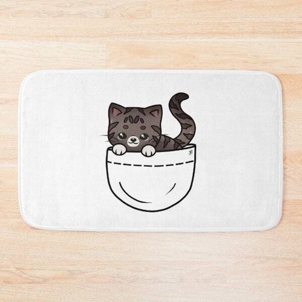 Item preview, Pocket Kitten (grey tabby) designed and sold by heysoleilart.