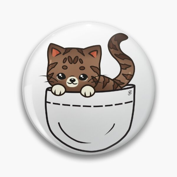 Item preview, Pocket Kitten (brown tabby) designed and sold by heysoleilart.