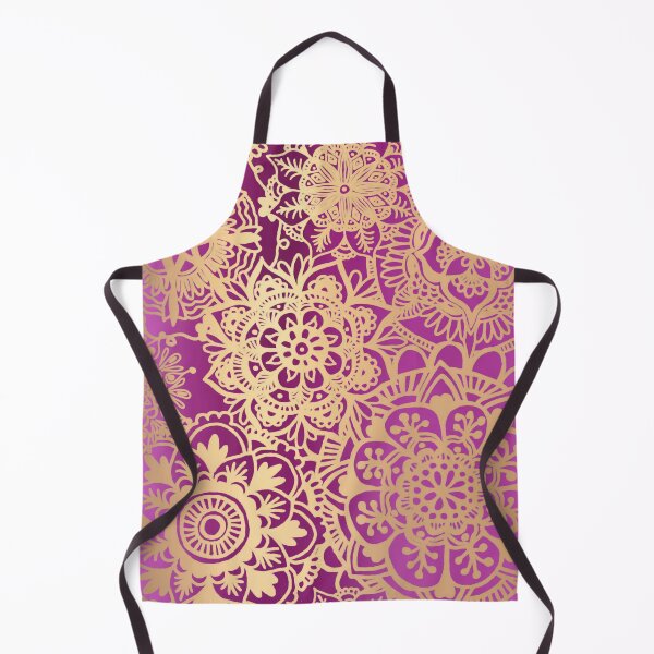 Item preview, Pink and Gold Mandala Pattern designed and sold by Julie Erin Designs.