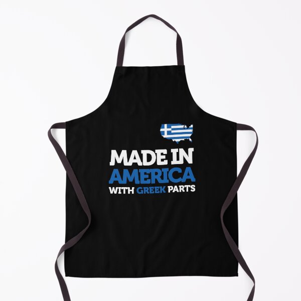 Artikelvorschau, Made In America mit griechischen Teilen - halbamerikanisches Griechenland lustiges Geschenk entworfen und verkauft von smartrocket.