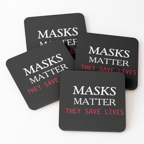 Item preview, masks matter they save lives designed and sold by TINASTORESHOPE.