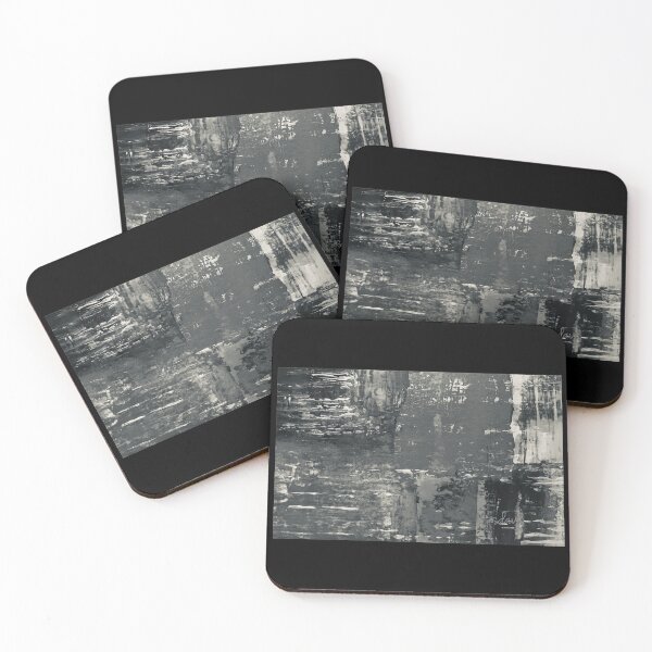 Item preview, Abstract painting Black & White 10820 designed and sold by mandalafractal.