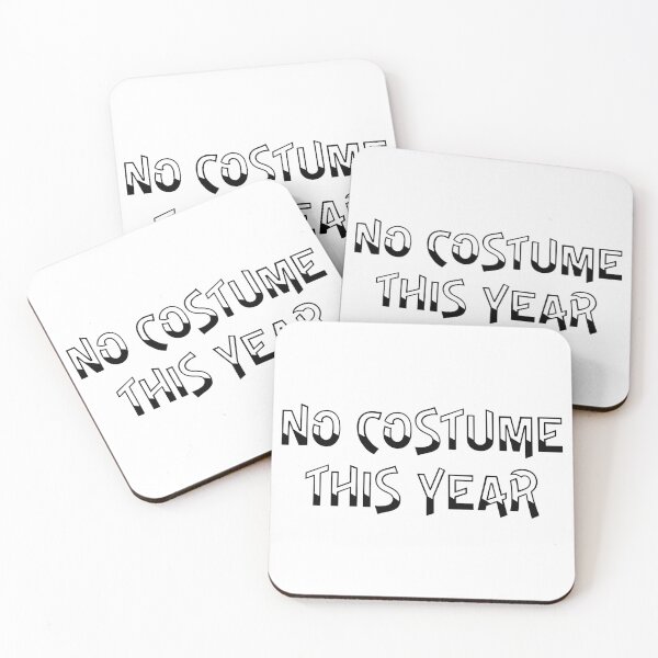 Item preview, No costume this year - last minute halloween costume, anti-costume designed and sold by LookFrog.