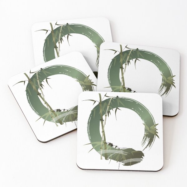 Item preview, Bamboo calligraphy circle designed and sold by RaionKeiji.