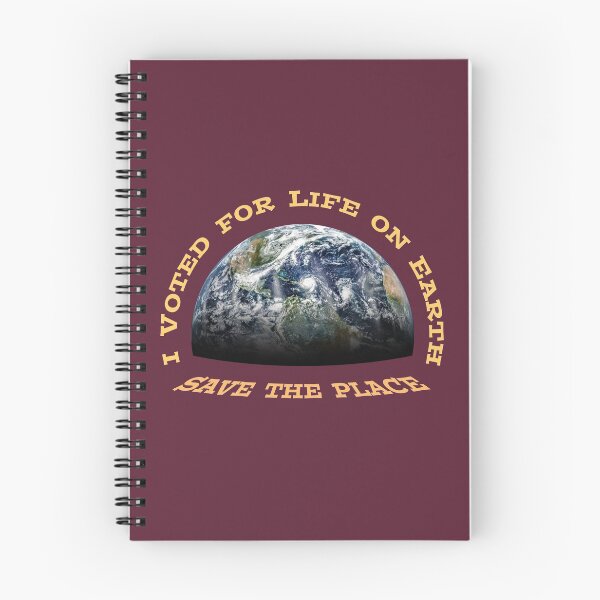 Item preview, I Voted for Earth – Save the Place designed and sold by EarthMart.