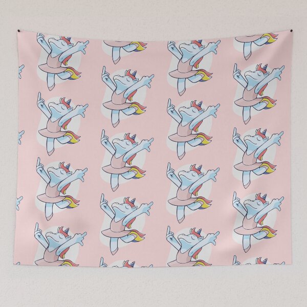 Item preview, Carefree ballet dancing unicorn  designed and sold by Graphix-Space.