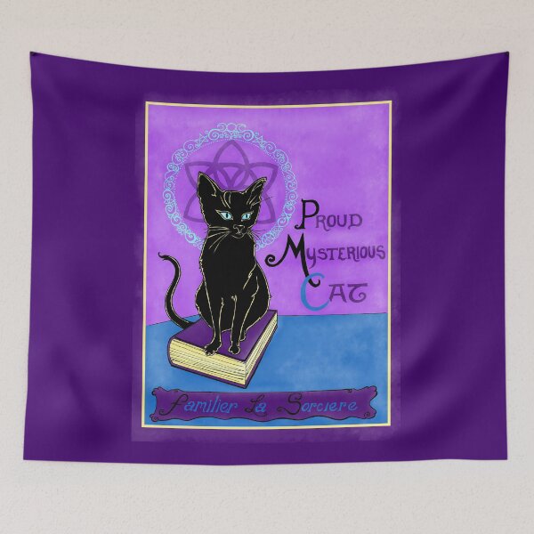 Item preview, Proud Mysterious Cat designed and sold by FlutterKatArts.