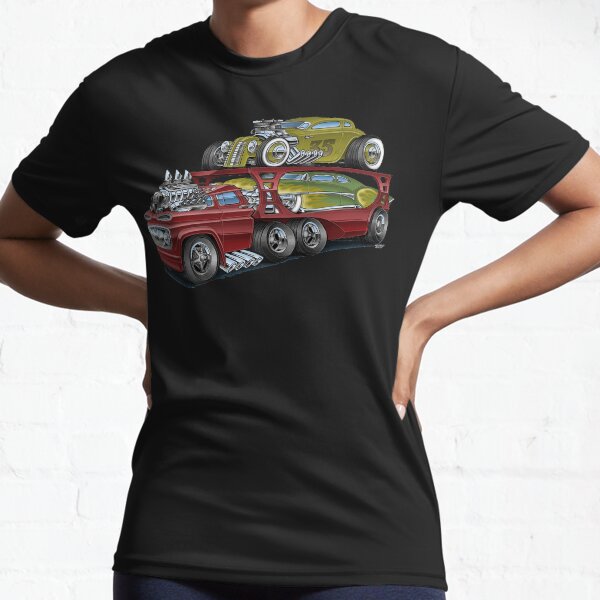 Vista previa del artículo con la obra «Hot Rod Big Rig», diseñado y vendido por brittmadding.