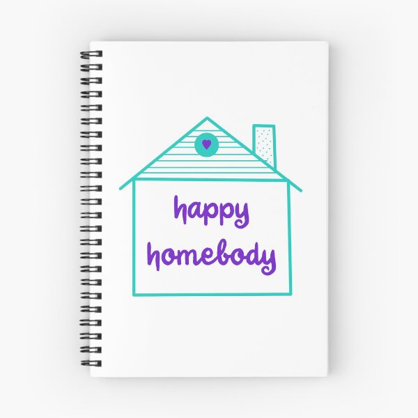 Item preview, Happy Homebody (Teal and Purple) designed and sold by Whoopsidoodle.