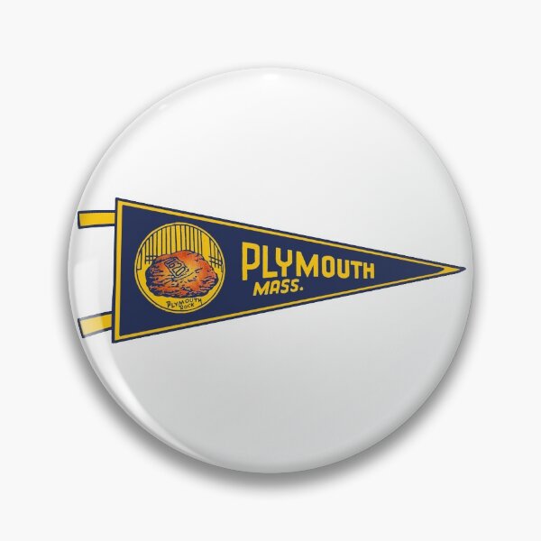 Item preview, Plymouth Massachusetts Pennant  designed and sold by Decal Mania.