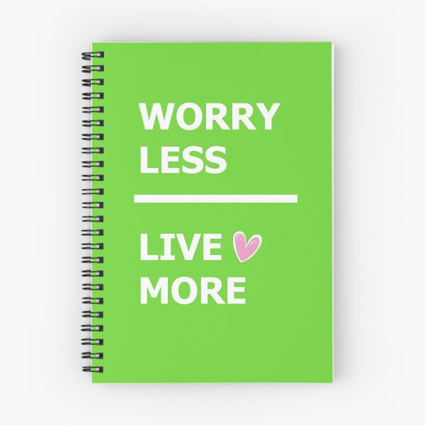 Item preview, worry less live more! designed and sold by youkittos4ever.
