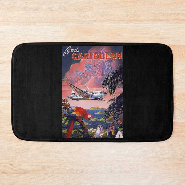 Artikelvorschau, Caribbean retro poster entworfen und verkauft von CorasPosters.