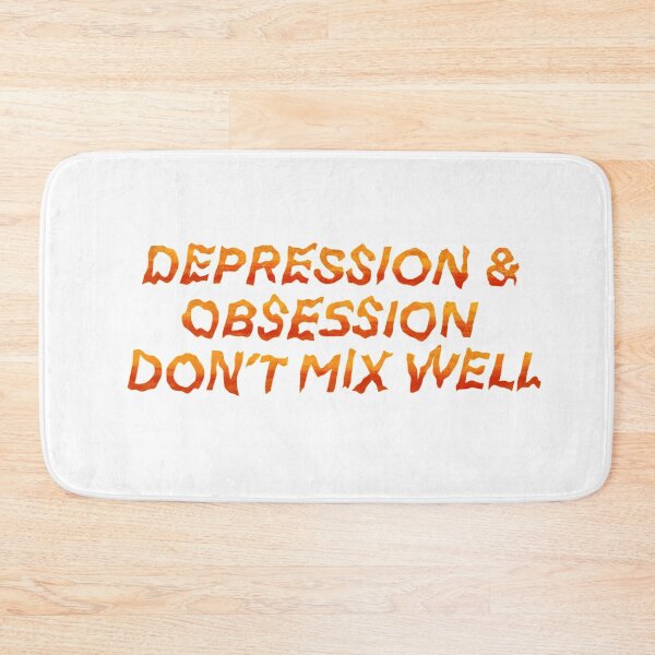 Item preview, Depression and obsession don’t mix well designed and sold by stickerlocker.