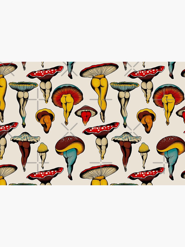 Sexy mushrooms tattoo flash by ceciliagranata