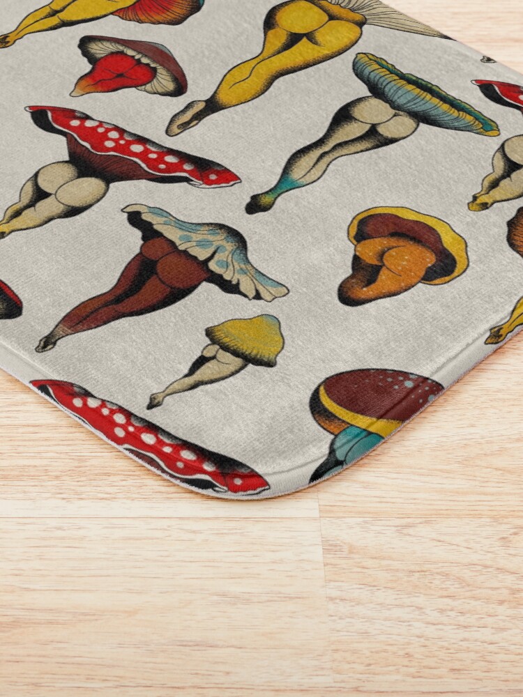 Alternate view of Sexy mushrooms tattoo flash Bath Mat