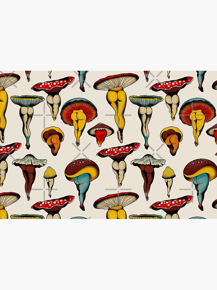Sexy mushrooms tattoo flash by ceciliagranata