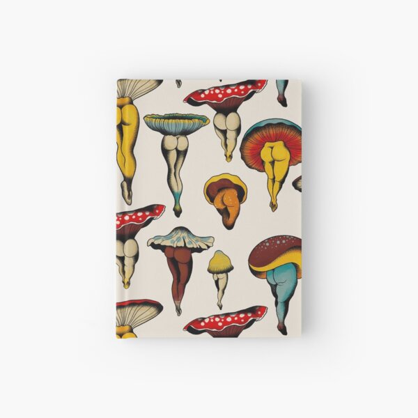 Sexy mushrooms tattoo flash Hardcover Journal
