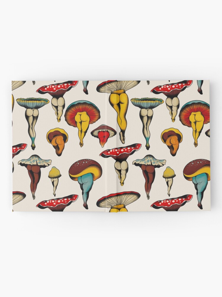 Alternate view of Sexy mushrooms tattoo flash Hardcover Journal