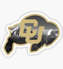 University of Colorado Boulder (mountains) Sticker