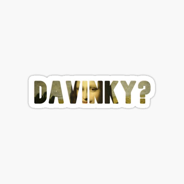 Davinky by Voros Twins Sticker