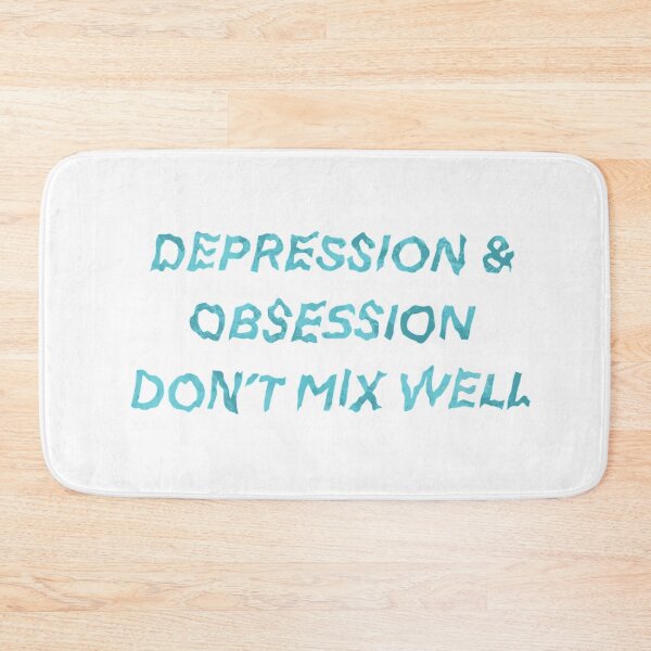 Item preview, Depression and obsession don’t mix well designed and sold by stickerlocker.