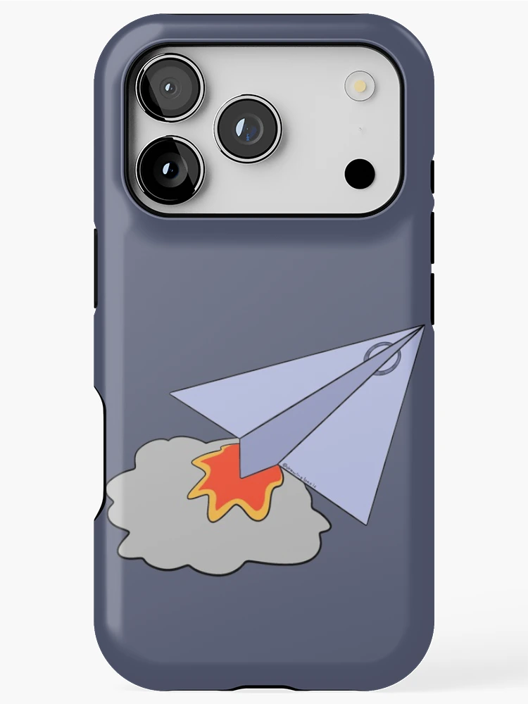Thumbnail 1 of 4, iPhone Case, Paper Rocket designed and sold by DrawingBasic.
