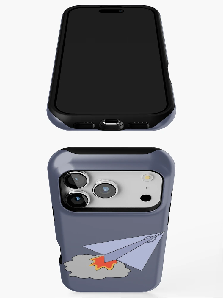 Thumbnail 3 of 4, iPhone Case, Paper Rocket designed and sold by DrawingBasic.