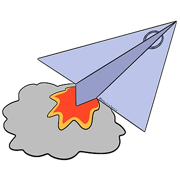 Artwork thumbnail, Paper Rocket by DrawingBasic