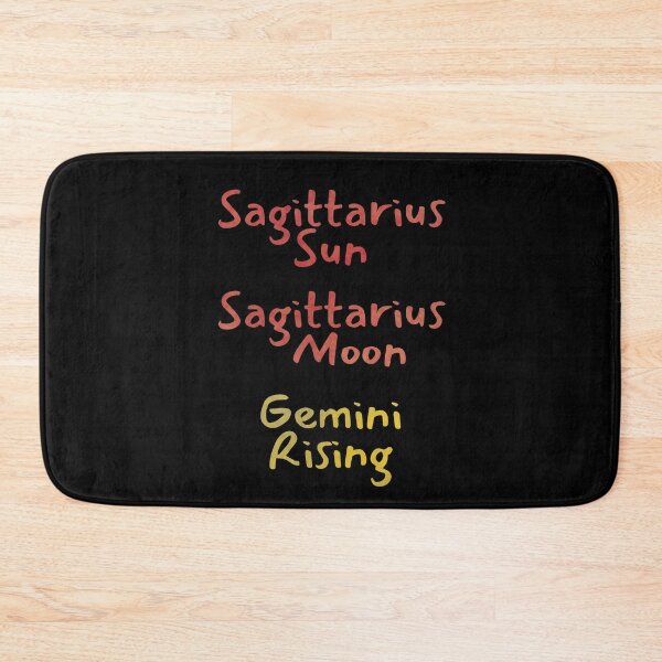 Item preview, Sagittarius Sun Sagittarius Moon Gemini Rising Text designed and sold by leomooncreates.