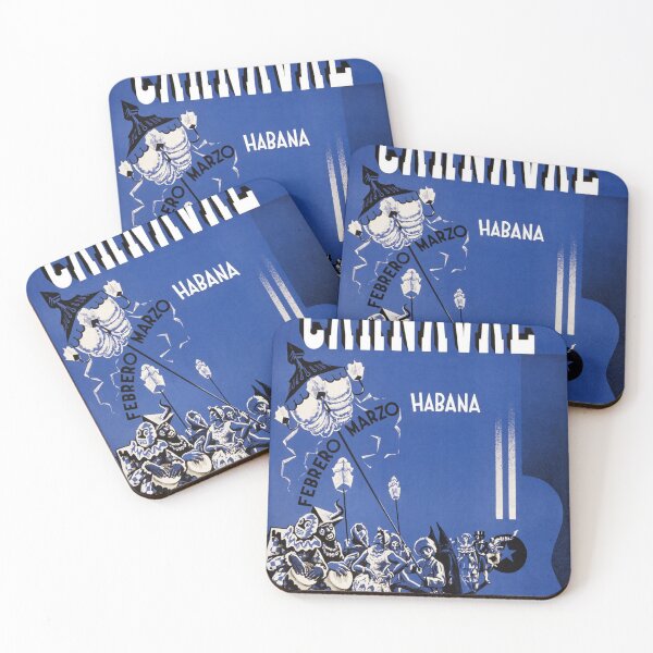 Item preview, Carnaval Habana retro poster designed and sold by CorasPosters.