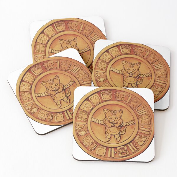 Item preview, Mayan Cat Calendar  designed and sold by FlutterKatArts.