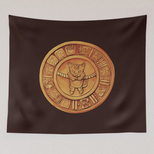 Item preview, Mayan Cat Calendar  designed and sold by FlutterKatArts.