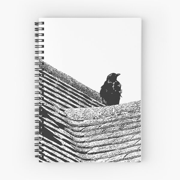 Item preview, Stamp Effect Crow designed and sold by WildandDivine.