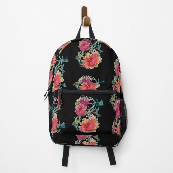 Item preview, Haiti National Flower Hibiscus Birds Lakay designed and sold by makeitadmirable.