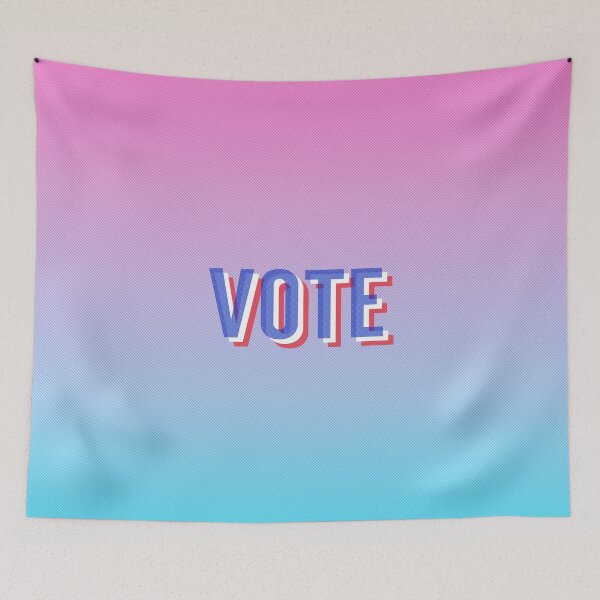 Item preview, VOTE GRADIENT PRINT designed and sold by AlexRinzler.