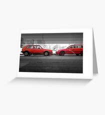 Old Germans Greeting Card