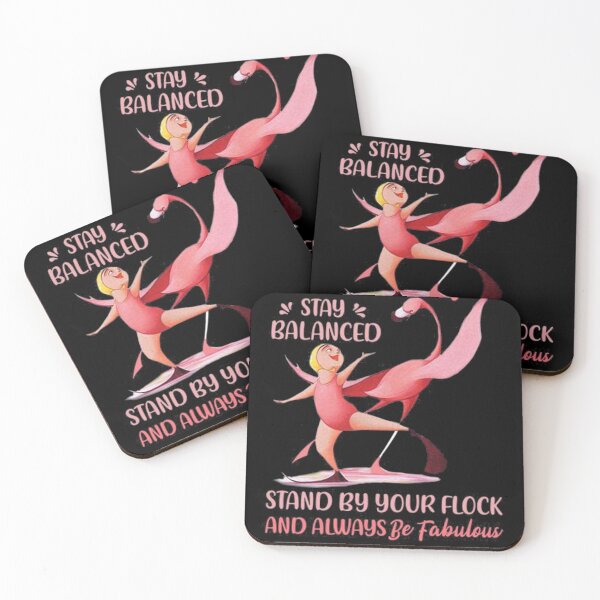 Item preview, Be A Flamingo Stay Balanced Stand By Your Flock And Always Be Fabulous designed and sold by Madge-Simon-859.