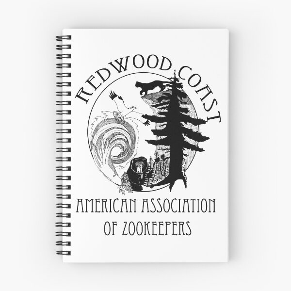 Item preview, Redwood Coast AAZK large round logo designed and sold by RedwoodAAZK.