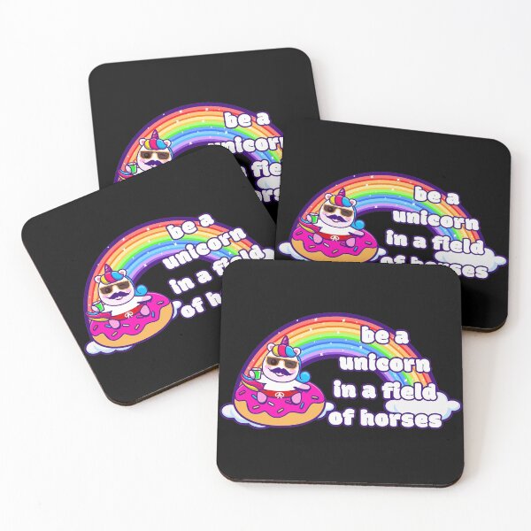 Item preview, Be a Unicorn in a Field Full of Horses, best quote about unicorns lovers, donut enthusiast designed and sold by khalidelk.