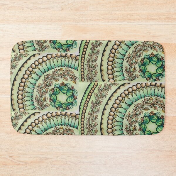 Item preview, Organic Cascades in Hues of Green designed and sold by ACarlo.