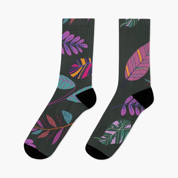 Item preview, Dark And Colorful Pattern Of Leaves designed and sold by Daisies-.