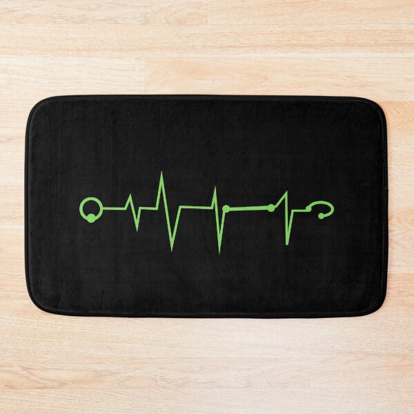 Item preview, Piercing Lover Heartbeat EKG Design Green designed and sold by MixedBagMerch.