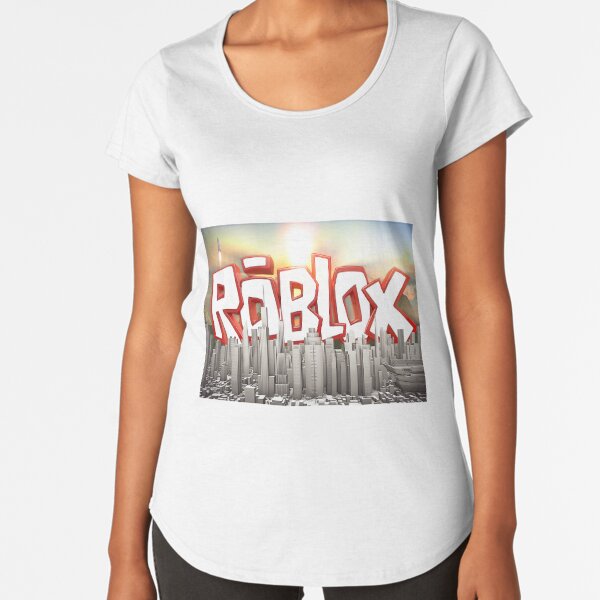 Roblox Face Clothing Redbubble - womens funny roblox character head video game graphic t
