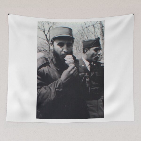 Item preview, Fidel Castro eating an ice cream designed and sold by AidanMDesigns.