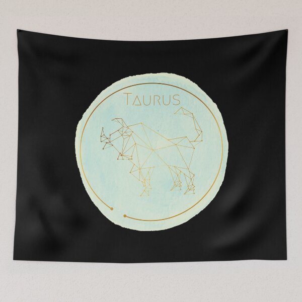 Item preview, Zodiac Star Sign: Green and Golden Taurus Constellation  designed and sold by LilWildflowers.