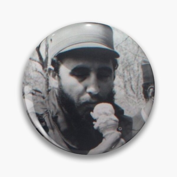 Item preview, Red Fidel Castro eating an ice cream designed and sold by AidanMDesigns.