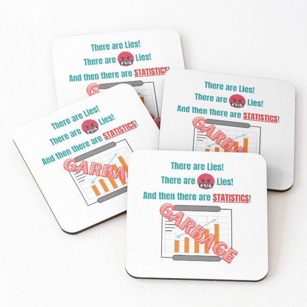 Item preview, There are lies, there are bleeping lies, and then there are statistics. designed and sold by JCAD312.
