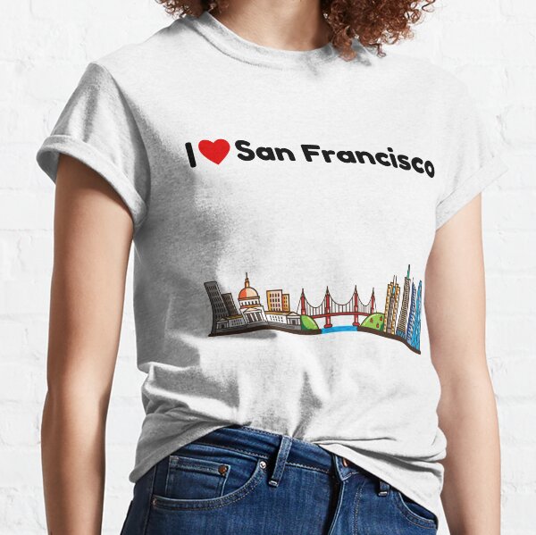 Wild West Shirt Co. San Francisco Collage Souvenir T-Shirt